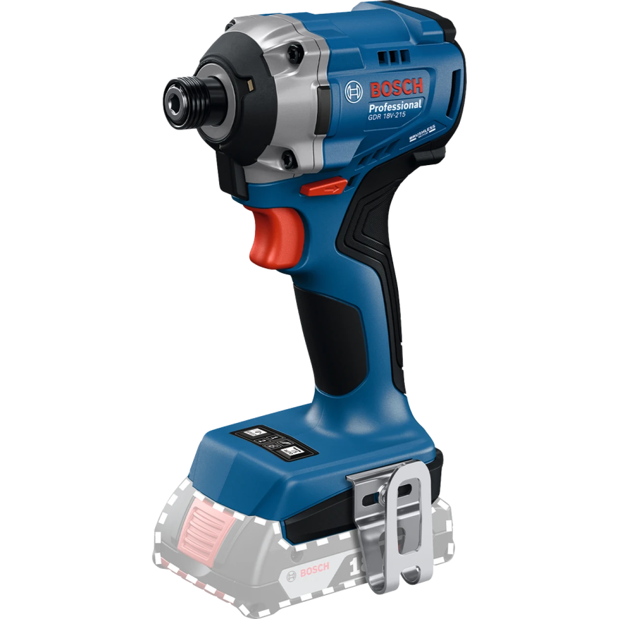 BOSCH Акумулаторен ударен винтоверт GDR 18V-215, SOLO