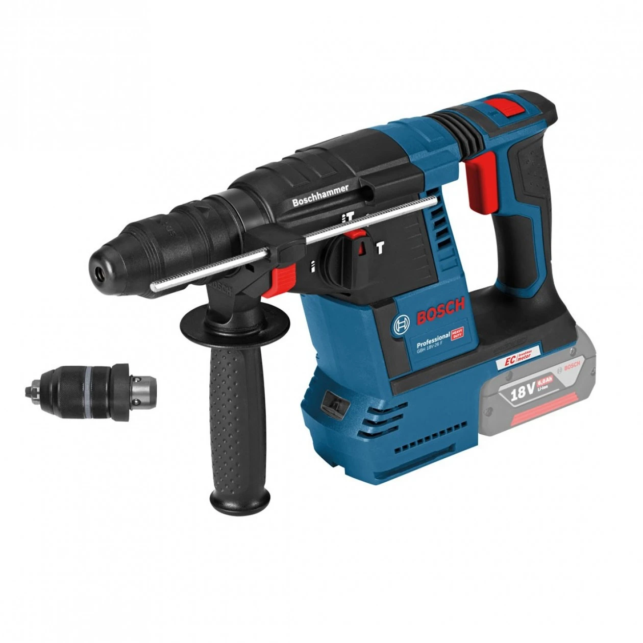 BOSCH Акумулаторен перфоратор gbh 18v-26 f solo