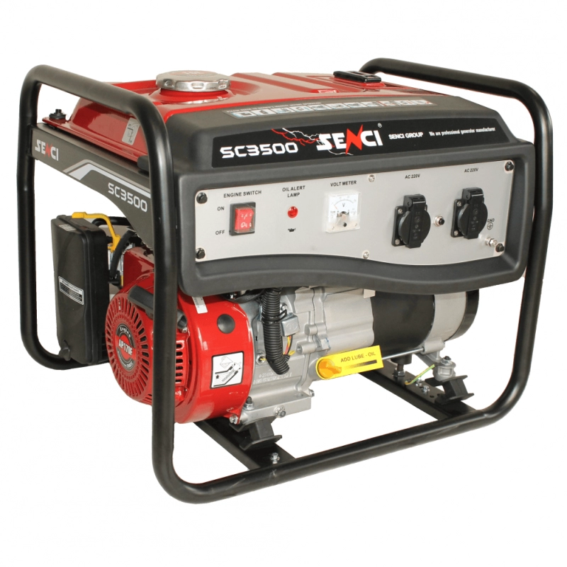Генератор на ток SENCI SC3500E-LITE максимална мощност 3.0 kW 230V електрически старт
