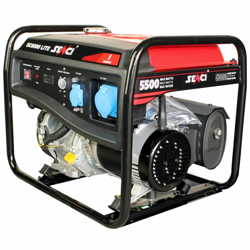 Генератор за ток SENCI SC6000 LITE максимална мощност 5,5 kW 230V