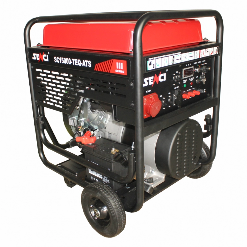 Генератор на ток SENCI SC15000TE EVO-ATS максимална мощност 13 kW/400V 4 KW/230V ATS включен DE