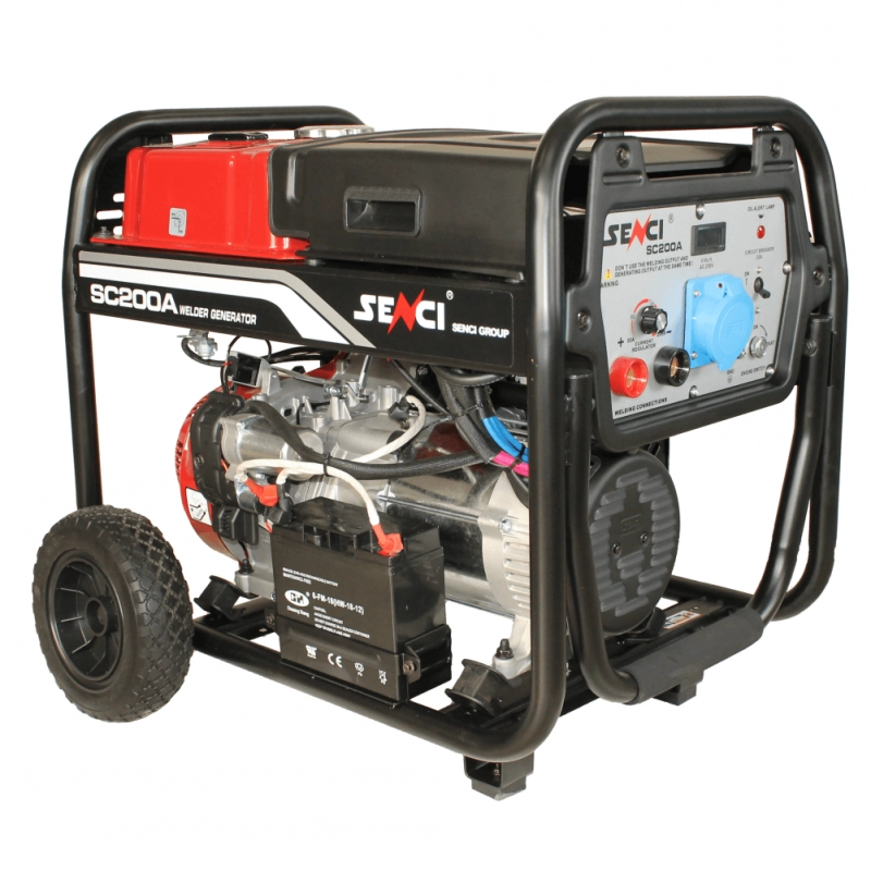 Генератор на ток и заваряване SENCI SC-200A мощност макс. 5.5 kW 230V