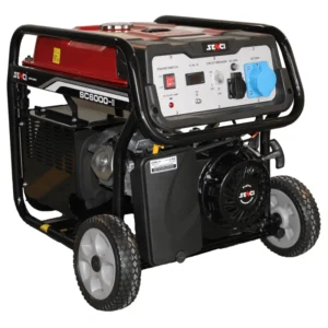 Генератор на ток SENCI SC6000E TOP максимална мощност 5,5 kW 230V електрически старт и колела