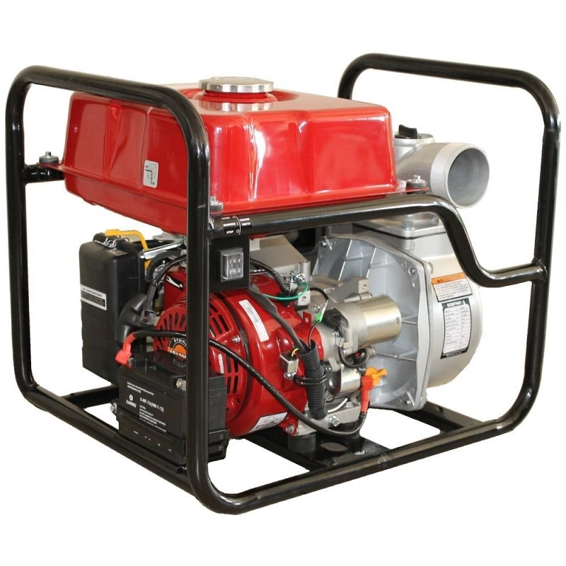 Моторна помпа за чиста вода SENCI SCWP-80E-2 диаметър 3″ дебит 57 mc/h електрически старт