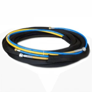 HP маркуч двоен материал DN3,макс. 270 бара, въздух DN6, 1/4", 10м