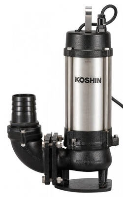 Потопяема помпа Vortex KOSHIN PKJ-1500-BAB електродвигател 220V 1500W Ø 80 mm дебит 40.8 mc/h