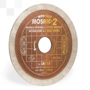 Диск Montolit CM100 Cermont SilverLine за стъкло/камък/мека керамична мозайка Ø 100 mm M22.2