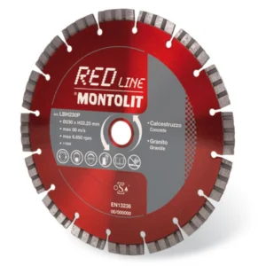Диамантен диск Montolit LBH350252 за гранит/бетон Ø 350 mm,дебелина 2,4 мм, захващане 30/25,4 мм