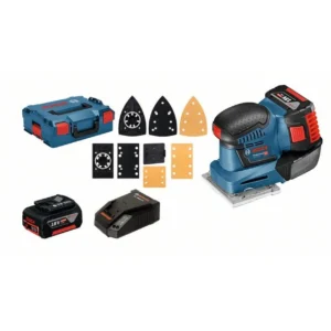 BOSCH Акумулаторен виброшлайф gss 18v-10 , 2x5.0ah , l-boxx