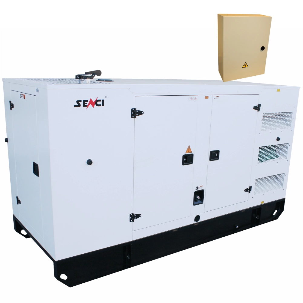 Звукоизолиран генератор SENCI SCDE187i-YCS максимална мощност 187 kVA 400V ATS включен