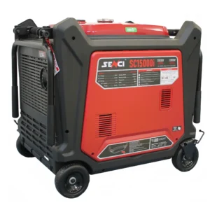 Инверторен генератор SENCI SC15000iE максимална мощност 13.0 kW 230V електрически старт шумоизолиран
