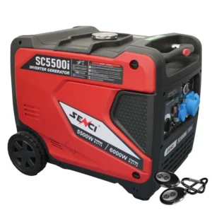 Инверторен генератор SENCI SC5500iE максимална мощност 6.0 kW 230V електрически старт шумоизолиран