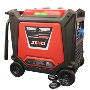 Инверторен генератор SENCI SC8000iE максимална мощност 7.5 kW 230V електрически старт шумоизолиран