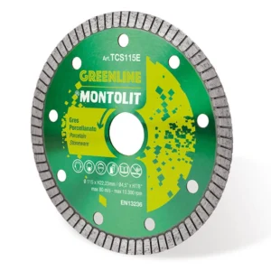 Диск Montolit TCS100E TUR.D. диамант за керамика Ø 100 мм,дебелина 1,4 мм, захващане 22,2/15,8 мм