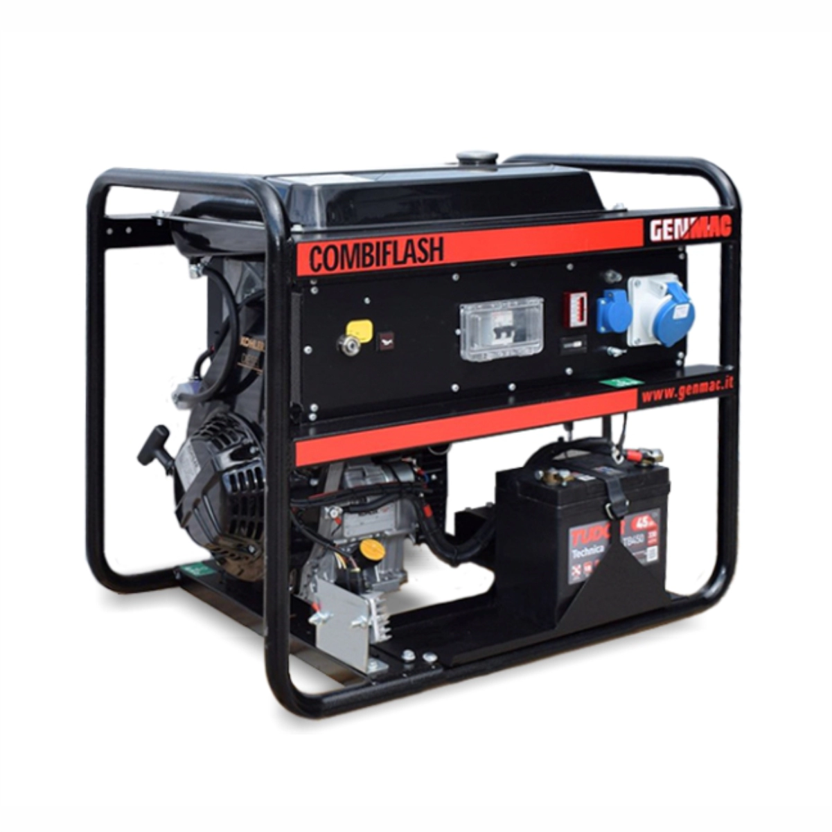 Електрически и заваръчен генератор GENMAC CombiFlash RG181KEO 230V P максимум 6,1kVA Kohler дизелов двигател
