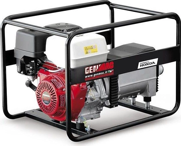 Генератор на ток GENMAC Click RG7300HO максимална мощност 6,4 kW 230V двигател Honda GX390