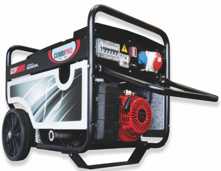Електрогенератор GENMAC CombiPro G7900HEC-M P максимум 6,4 KW/400V 2,2 KW/230 двигател Honda GX390 DE