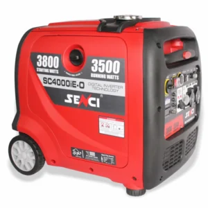 Инверторен генератор SENCI SC4000iE-O максимална мощност 3.8 kW 230V електрически старт шумоизолиран